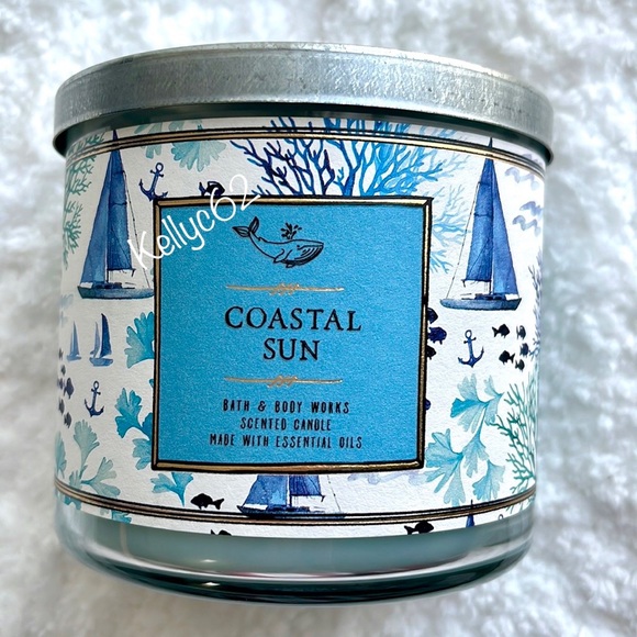 Bath & Body Works Other - Bath & Body Works Coastal Sun 3 Wick Candle